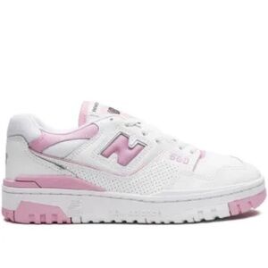 New Balance 550 Women's Bubblegum Pink and White Sneakers